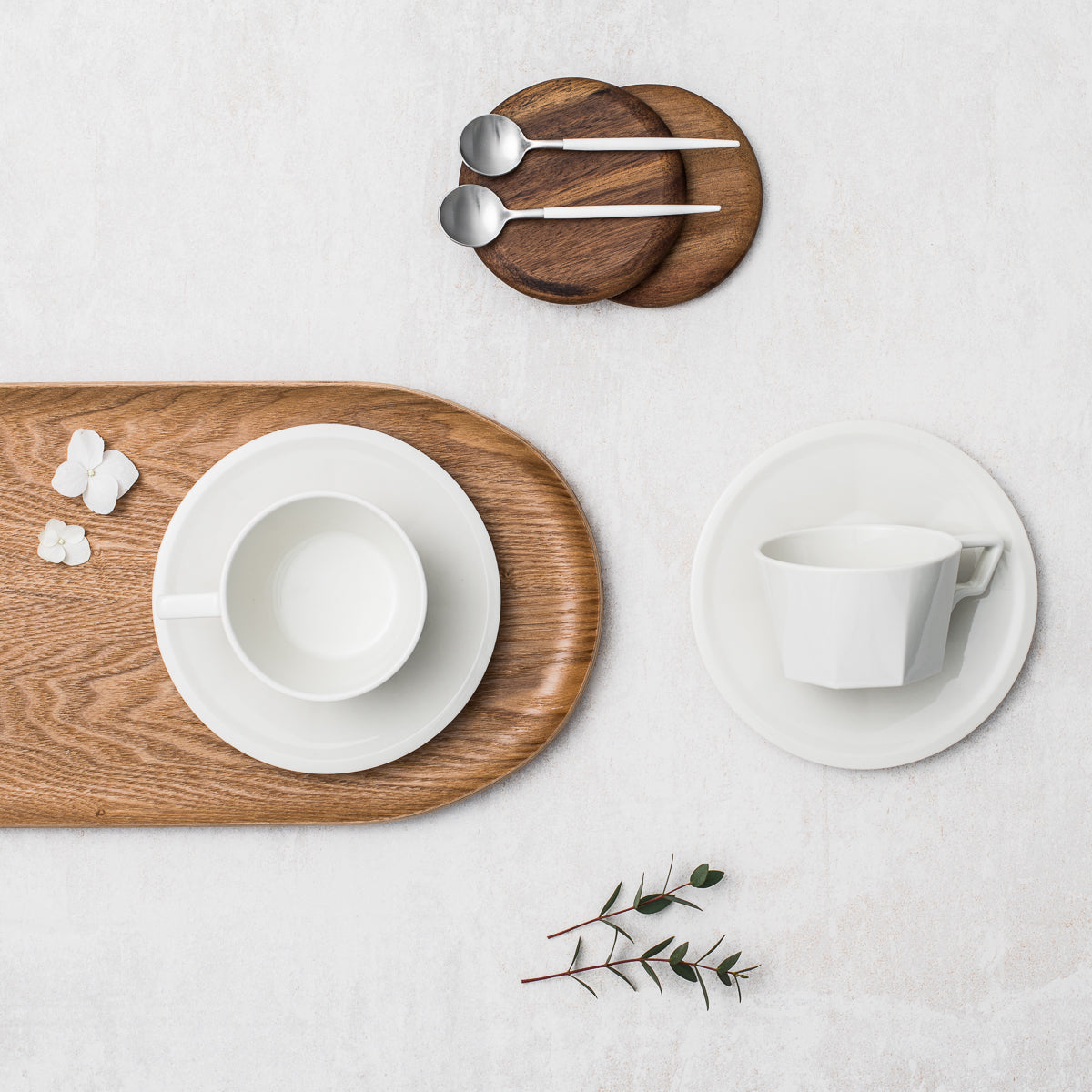 OCT Weiß – Kaffeetassen