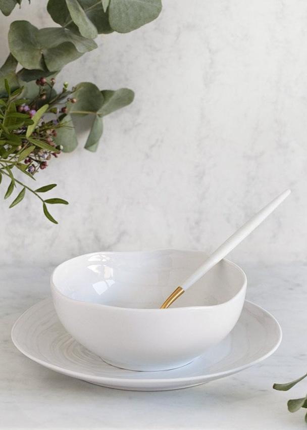 Teak 12-piece Dinner Set