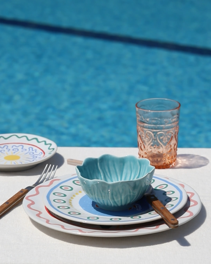 Dessert Plate Crab Summer Bliss