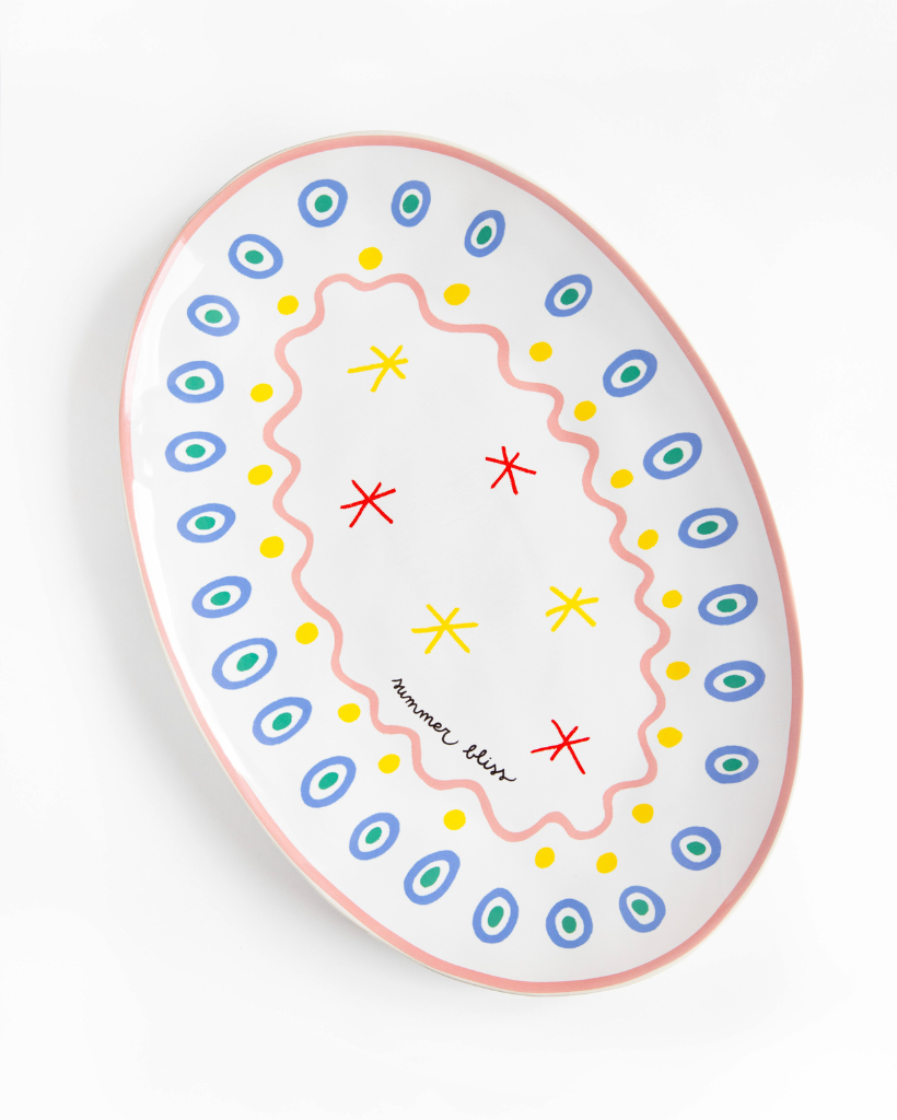 Ovale Platte Summer Bliss