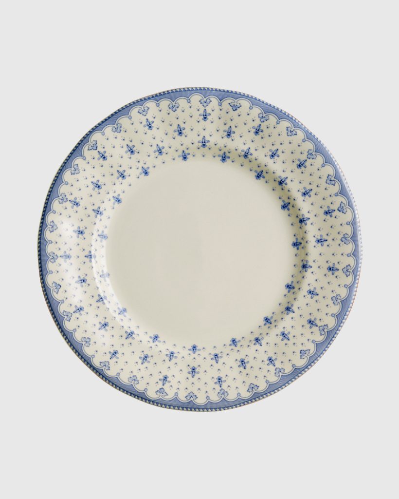Speiseteller Blaue Lilie 6 Stück
