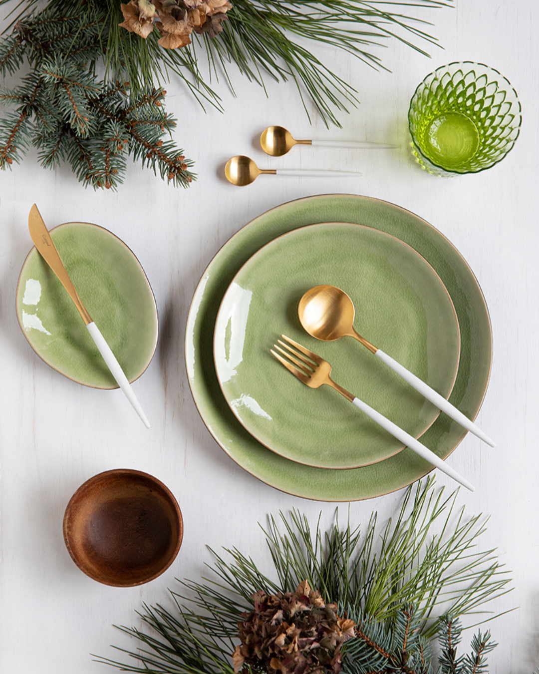 Dessert Teller Riviera Green