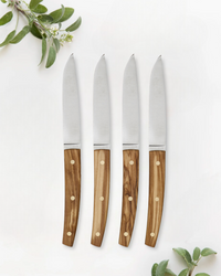 Lisbon Olive Tree 4 steak knives set