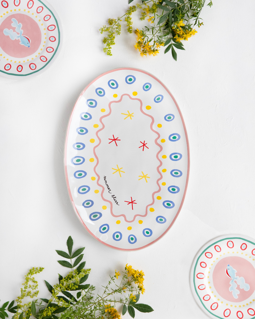 Ovale Platte Summer Bliss