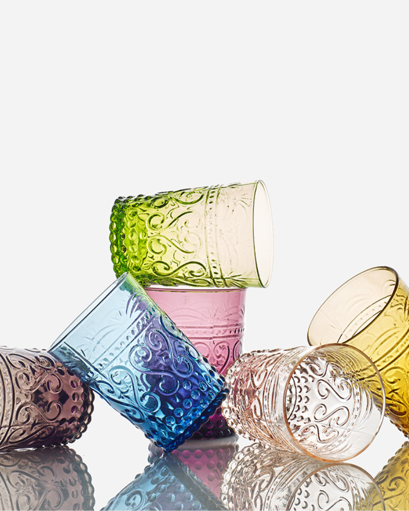 Set 6 vasos Romantic