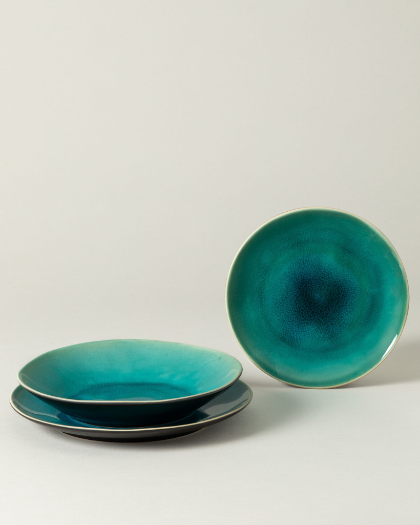 Riviera Blue 12-piece Dinner Set