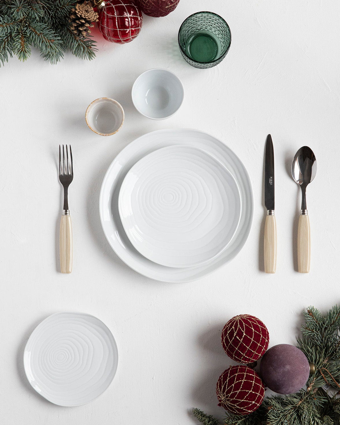 Teak 12-delige Serviesset