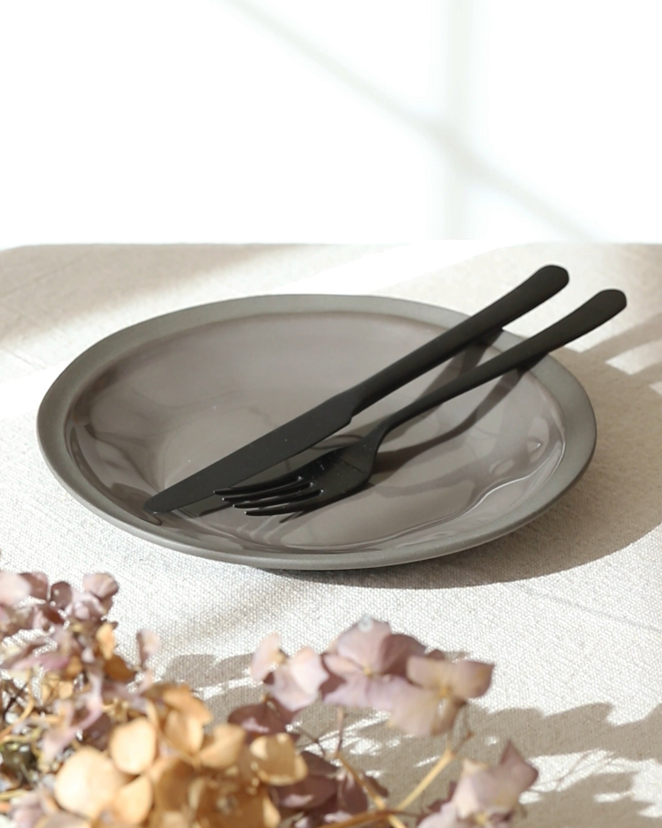 Cubertería 4 piezas Tribeca Black Matte