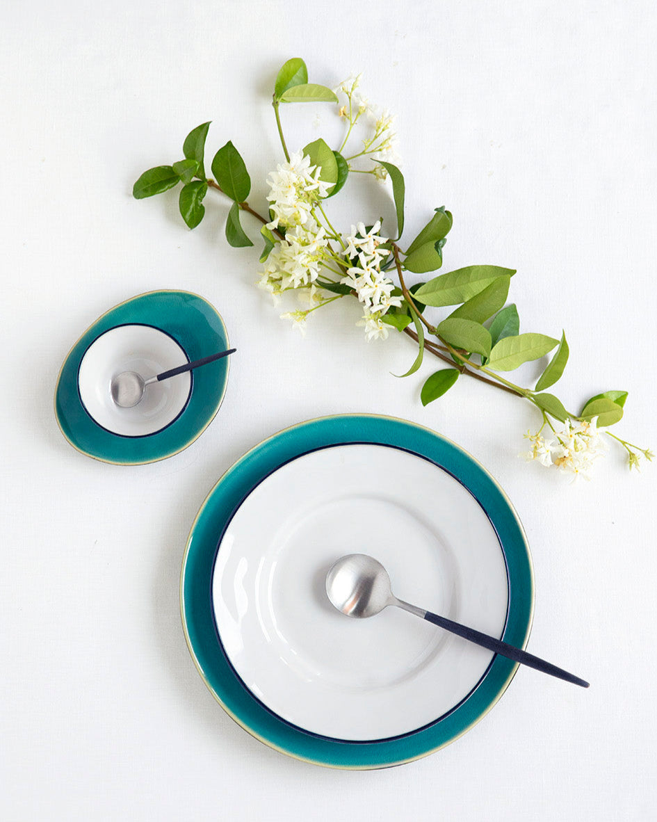 Blue Edge 12-piece Dinner Set