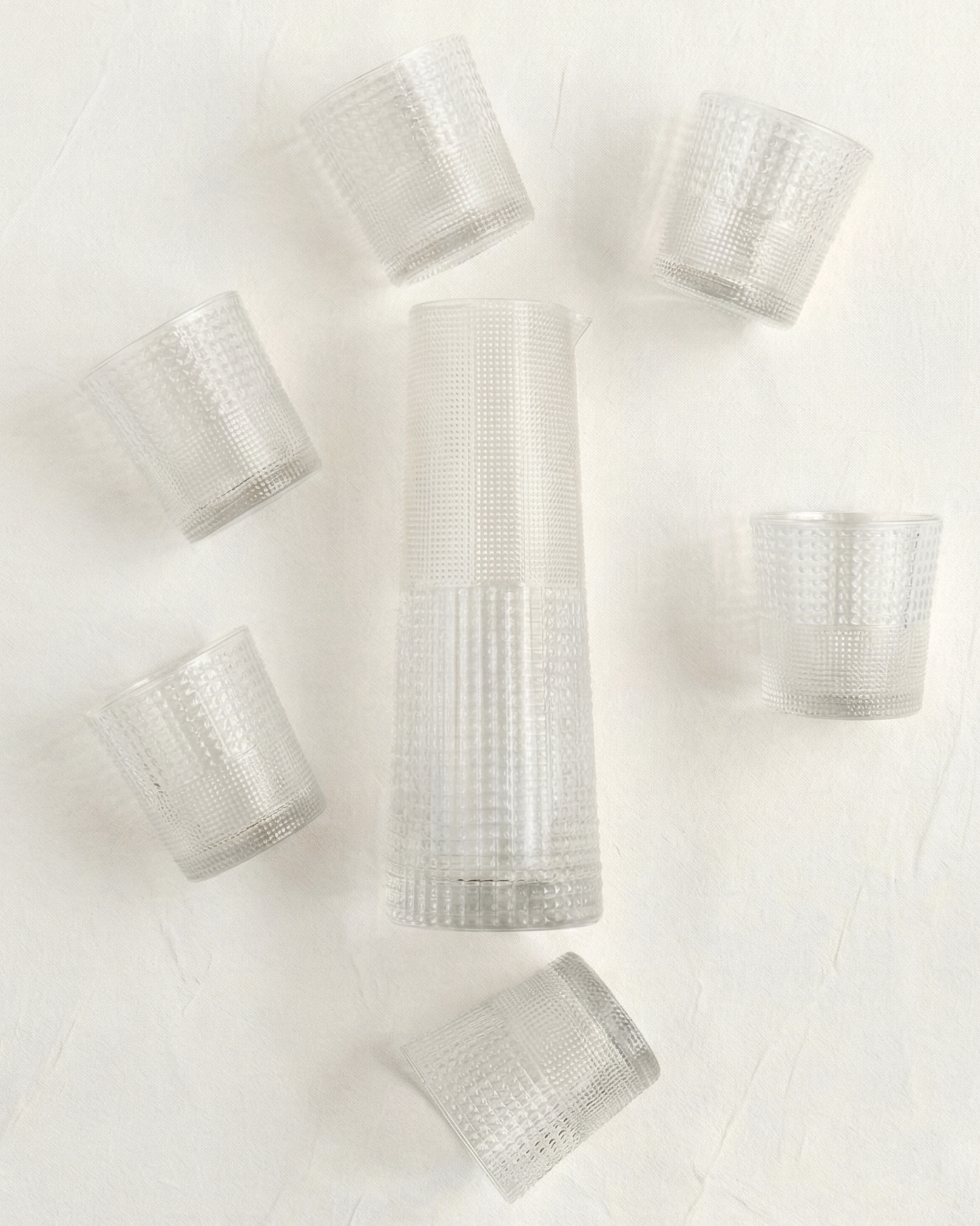 Set 6 Gläser + Krug Pikes Clear