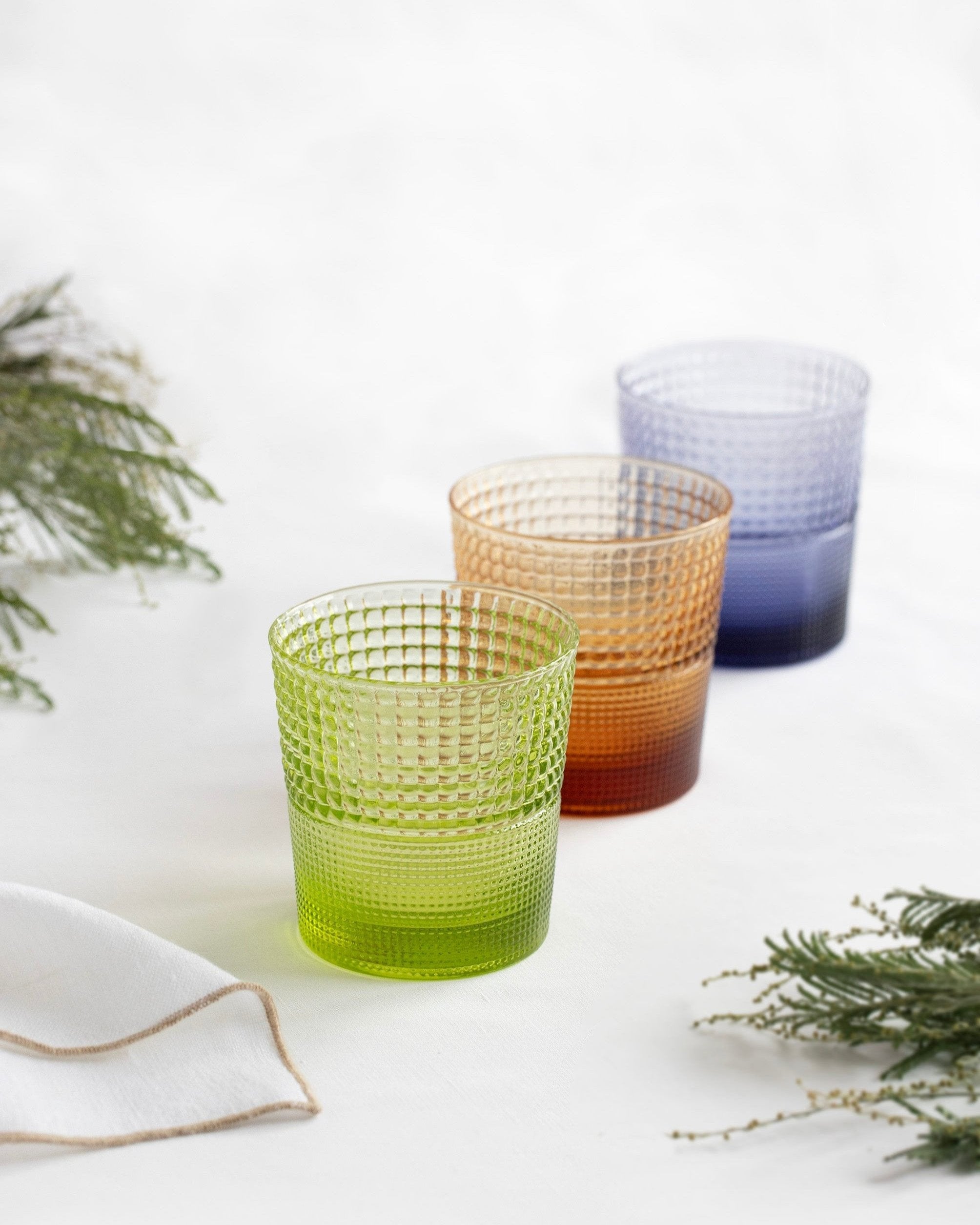 Set mit 6 Pikes Colours Gläsern