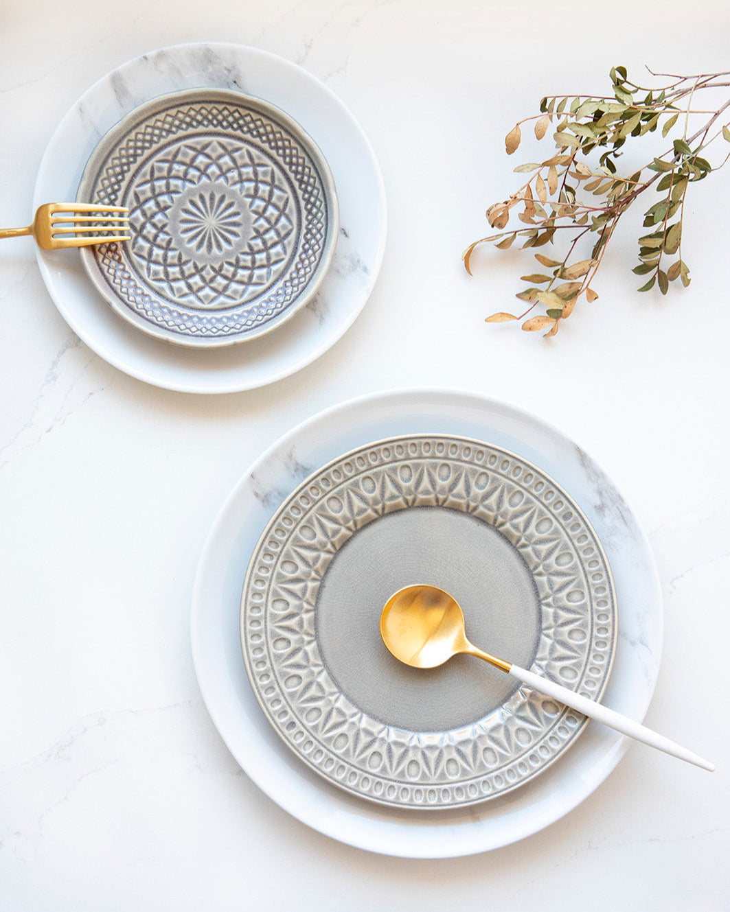 Bestek 4 stuks Cutipol Goa Witgoud