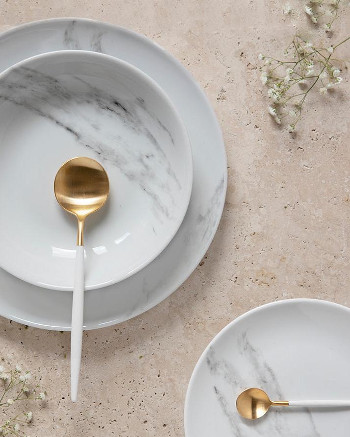 Dessert Plate Marble