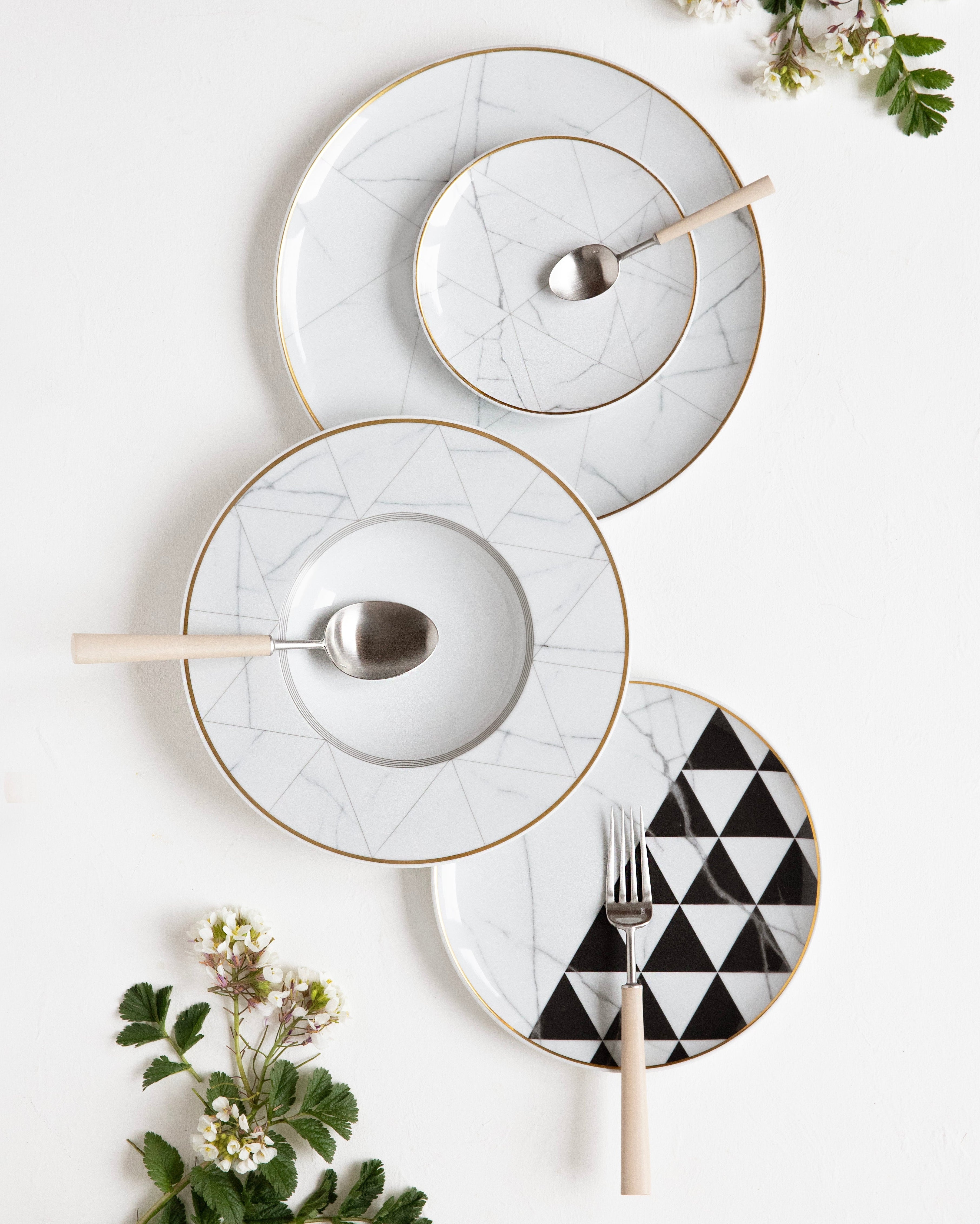 Carrara 12-teiliges Geschirrset