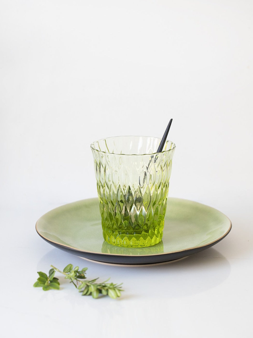 Ensemble de 6 verres Impression Acid Green