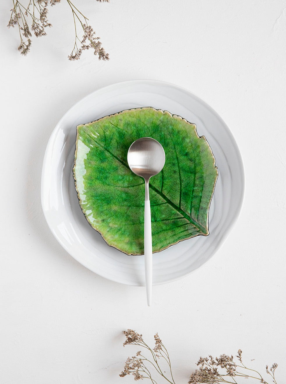 Dessert Plate Riviera Leaf