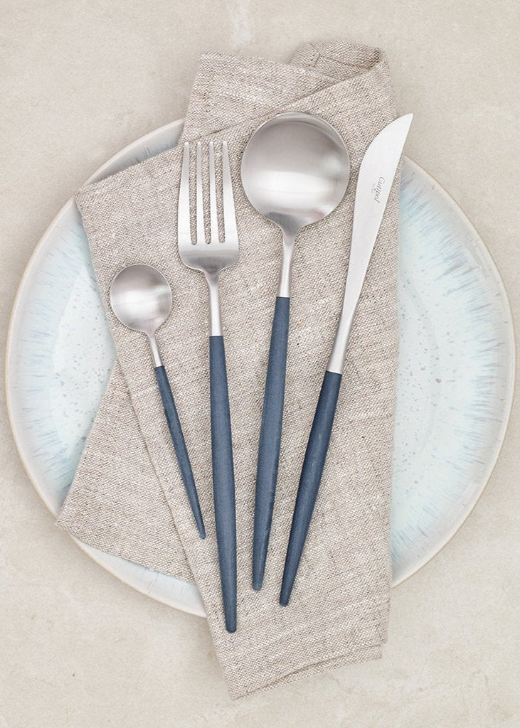 Bestek 24 stuks Cutipol Goa Blauw