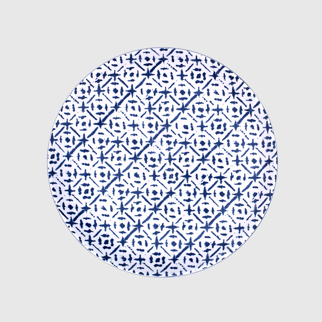 Dinner Plate Indigo Tile