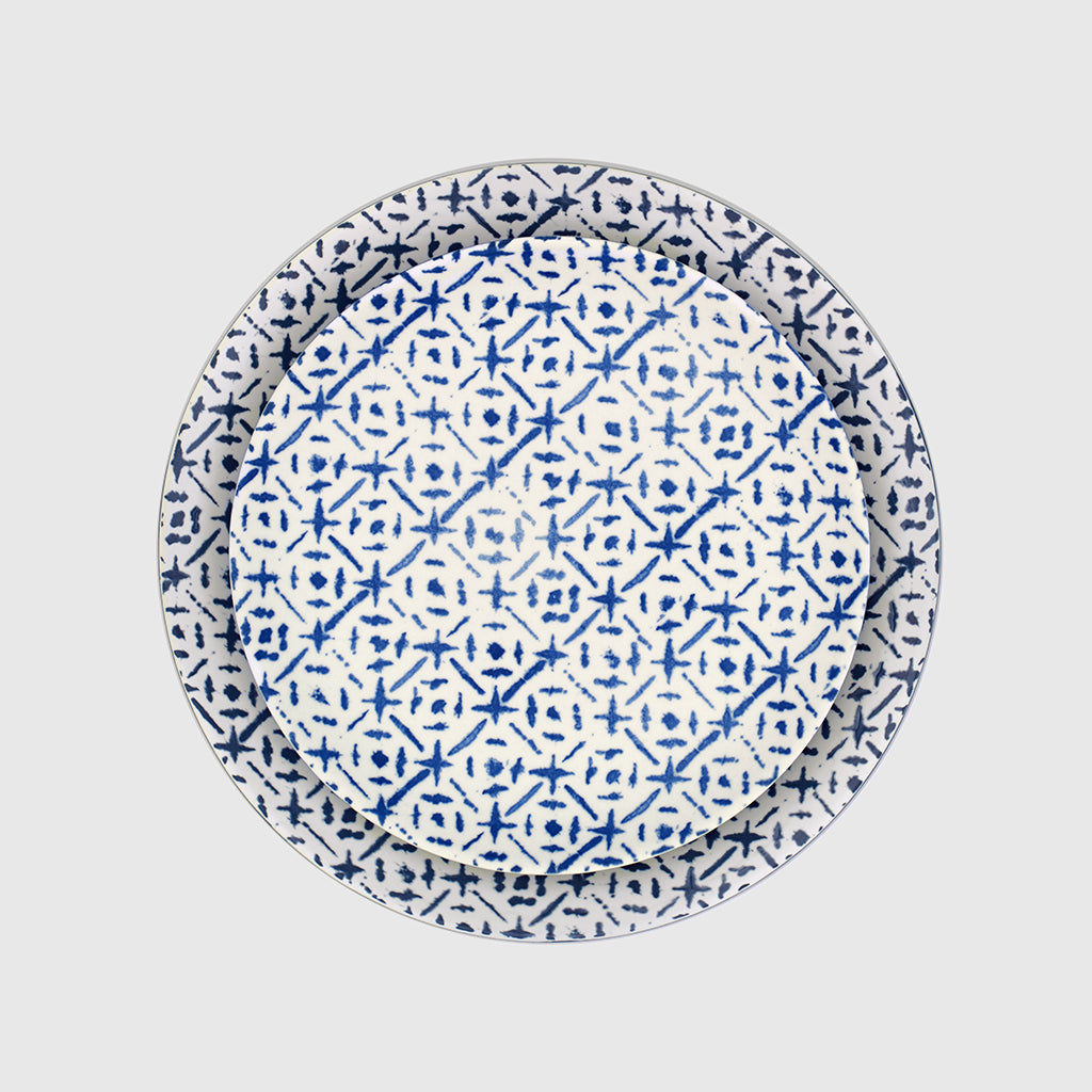 Dinner Plate Indigo Tile