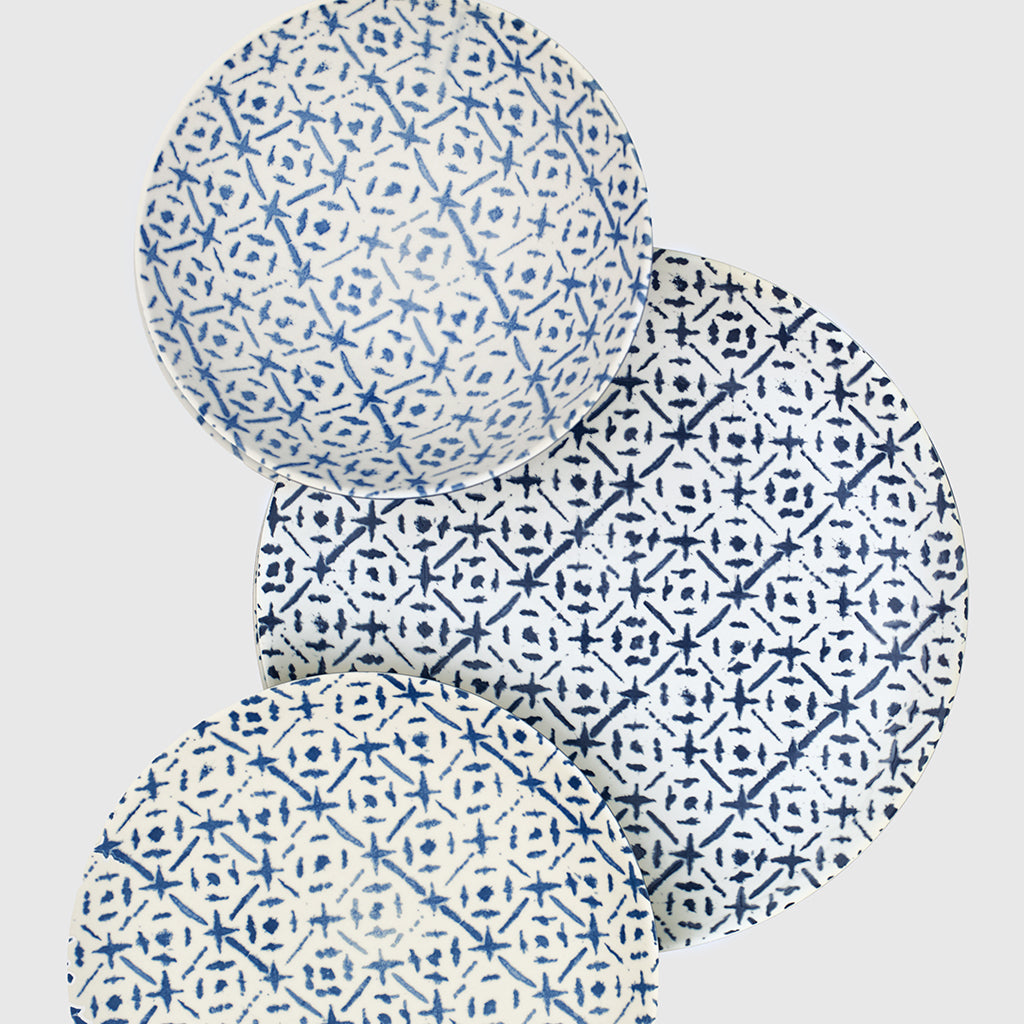 Dinner Plate Indigo Tile