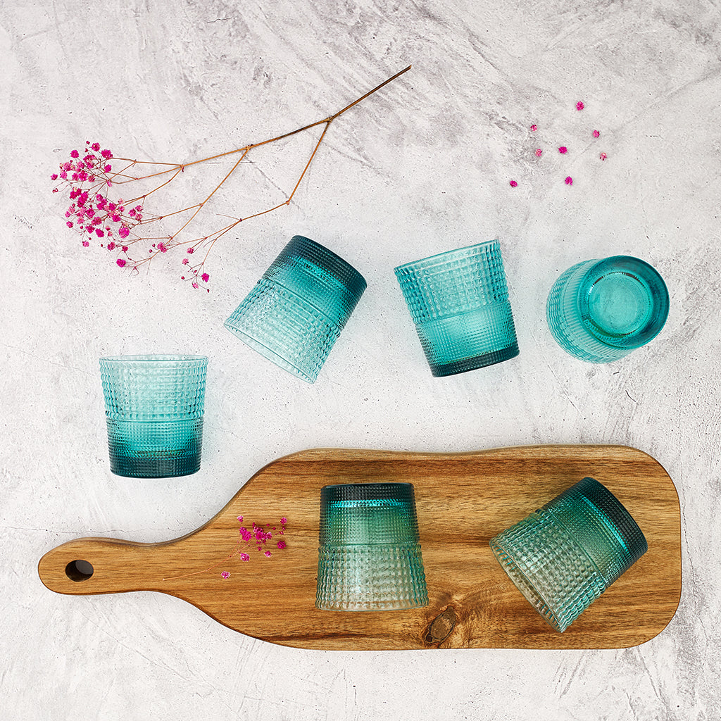 Ensemble de 6 verres Pikes Turquoise