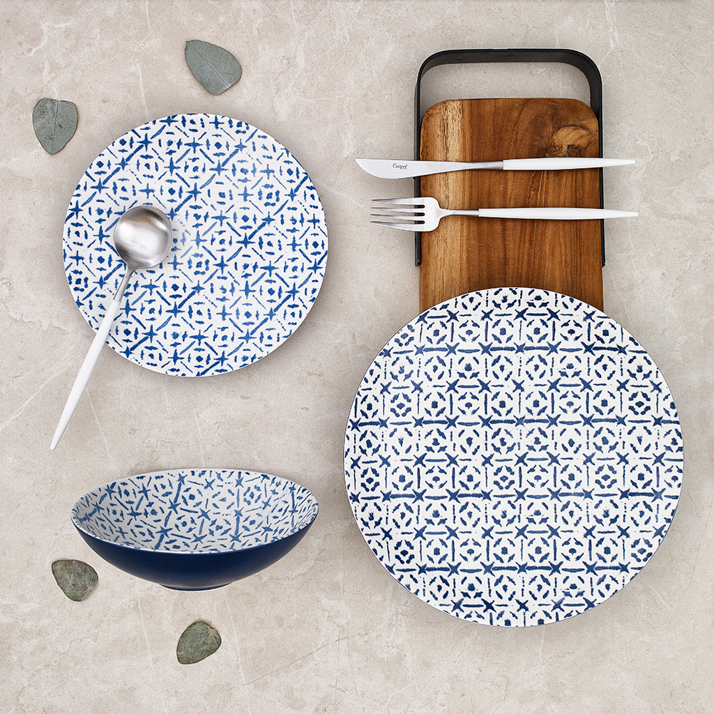Dinner Plate Indigo Tile
