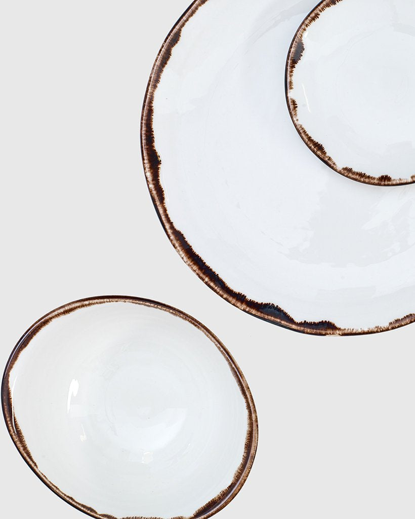 Plato llano Natural Brown