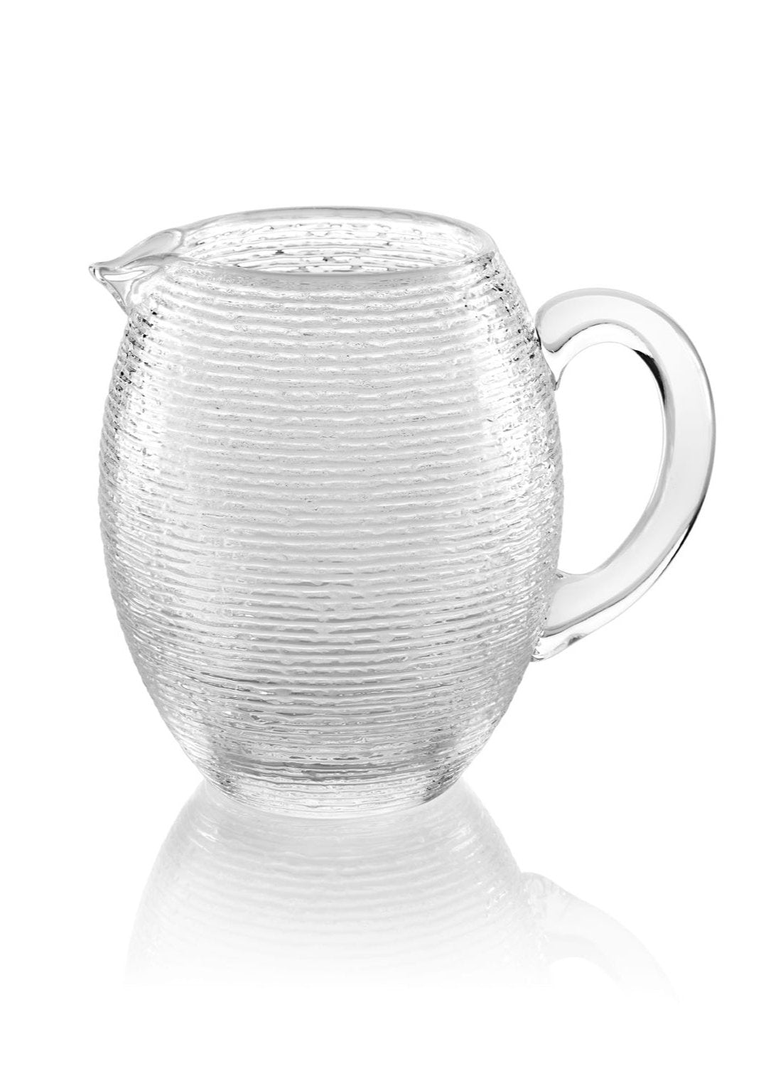 Wasserkrug Reeded Clear