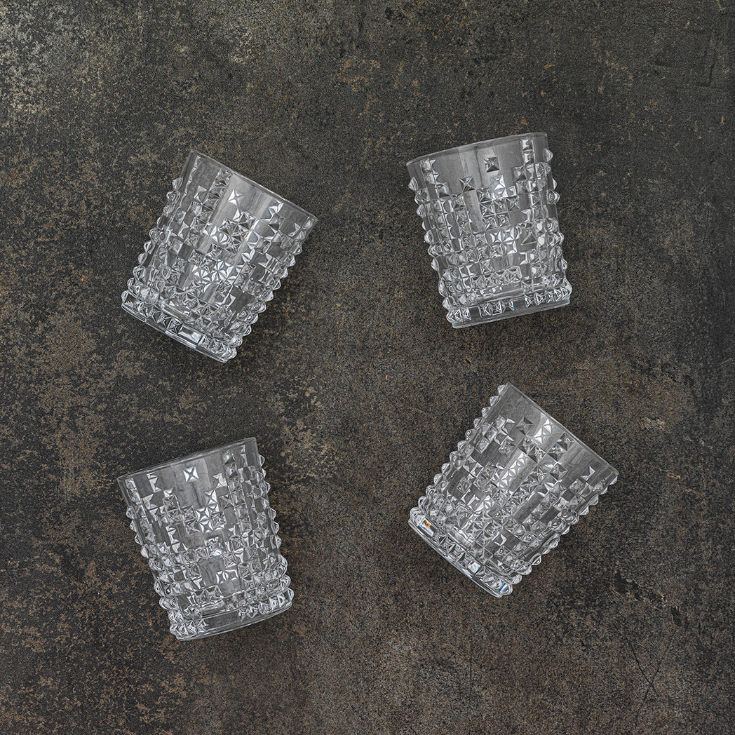 Set van 4 punk glazen