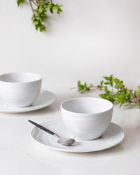 Teak White - Set of 2 coffee cups