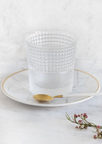 Set mit 6 transparenten Pikes-Gläsern