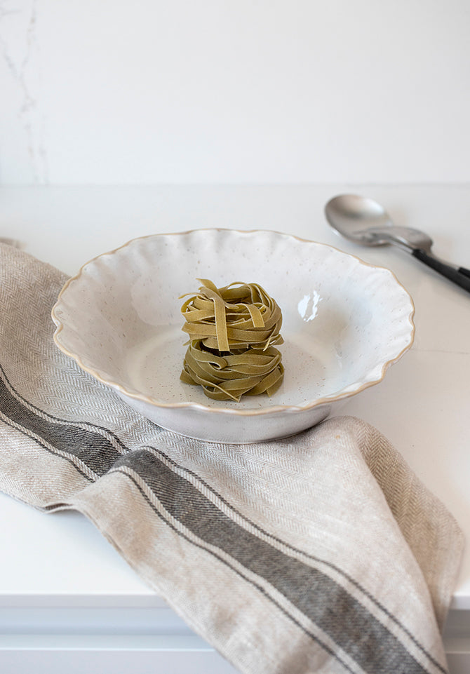 Modern dishes for pasta and risottos