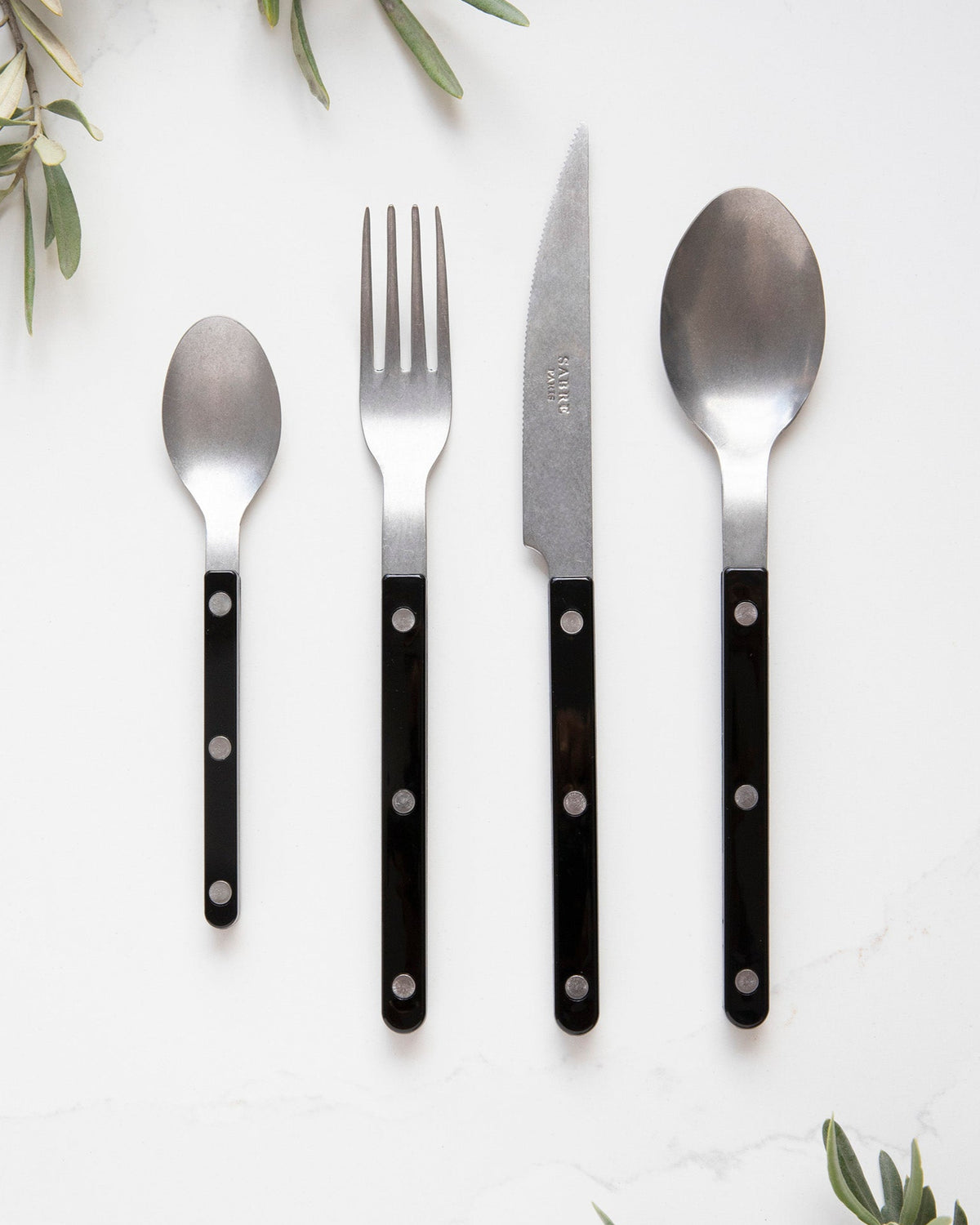Sabre Paris Cutlery | French design in Bone and White