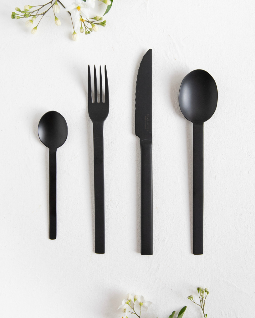 Tokyo Black Mate Besteckset 24-teilig