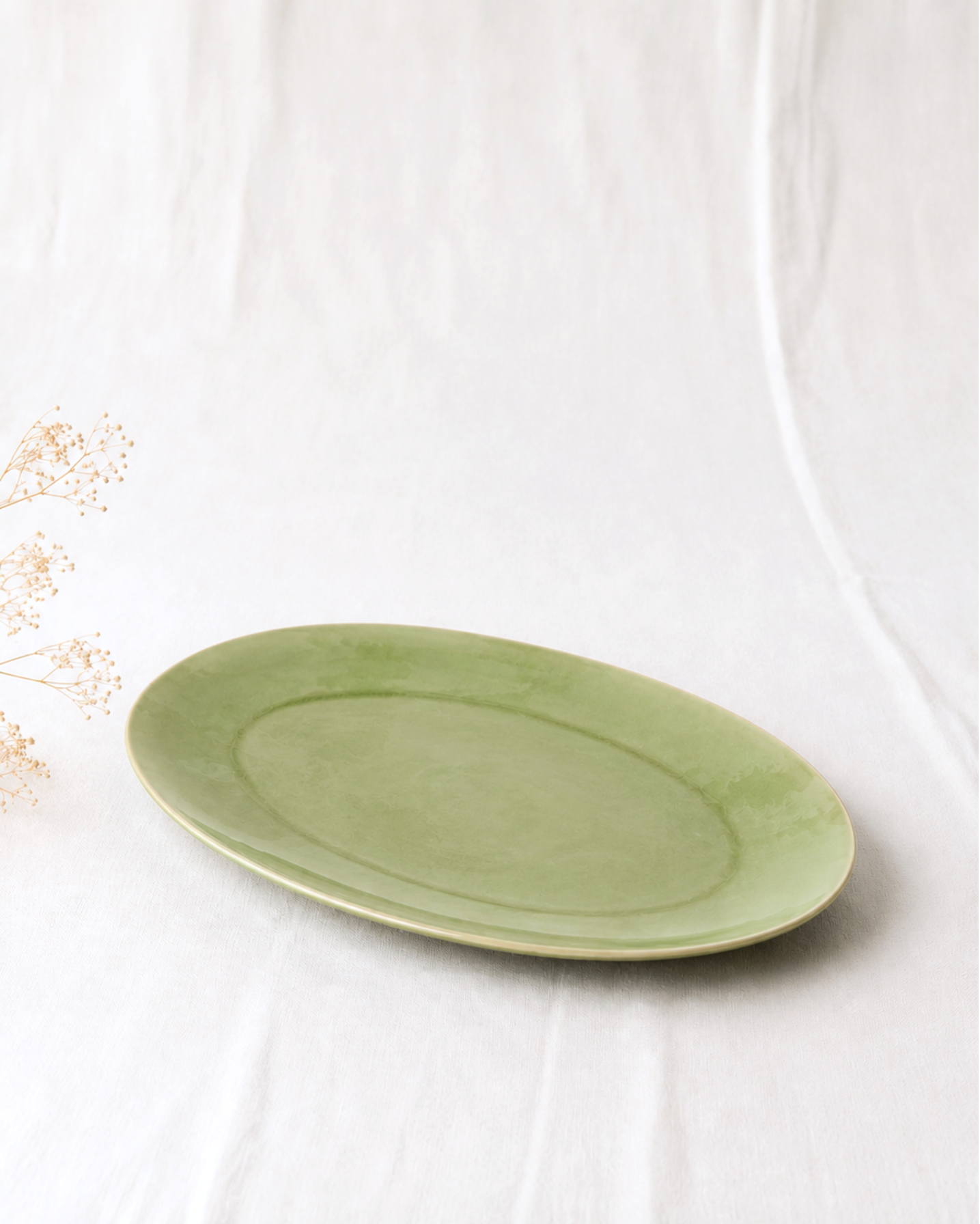 Plat Ovale Riviera Green