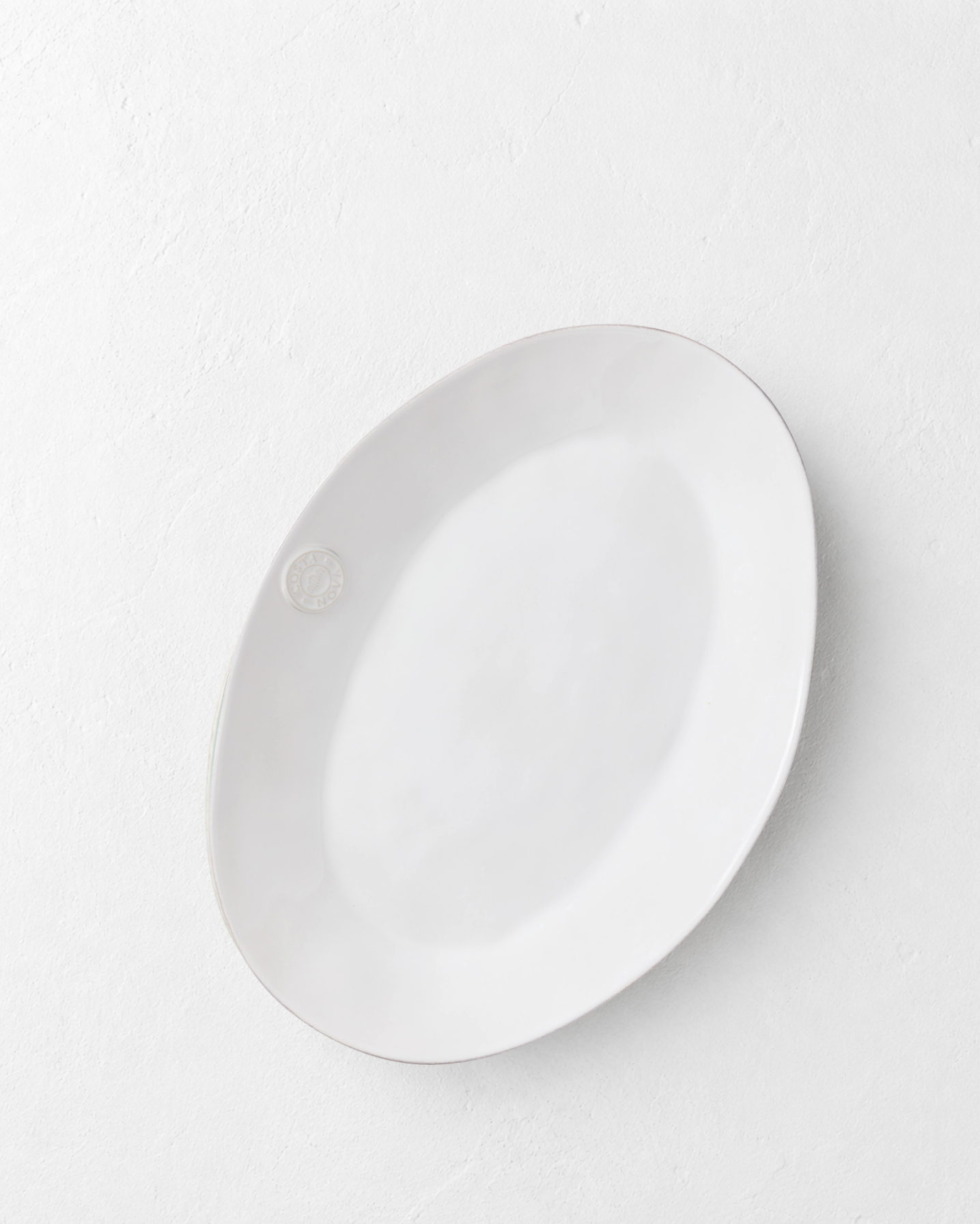 Quelle Flache ovale Nova White
