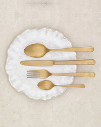 Tribeca Gold Vintage Bestekset 4-Delig 