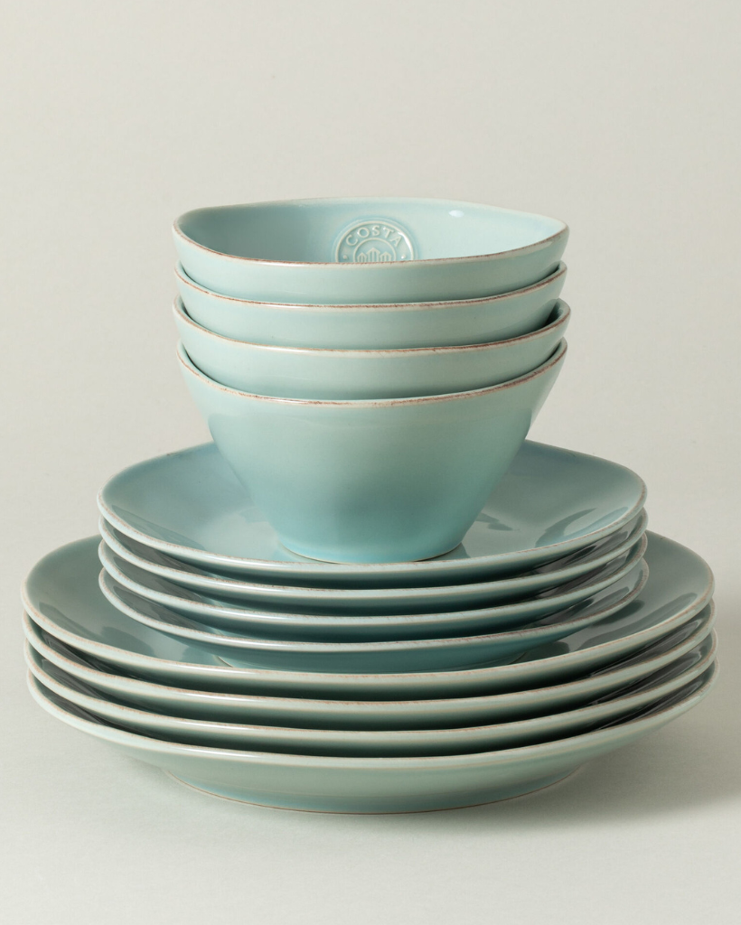 Nova Turquoise 13-piece Dinner Set
