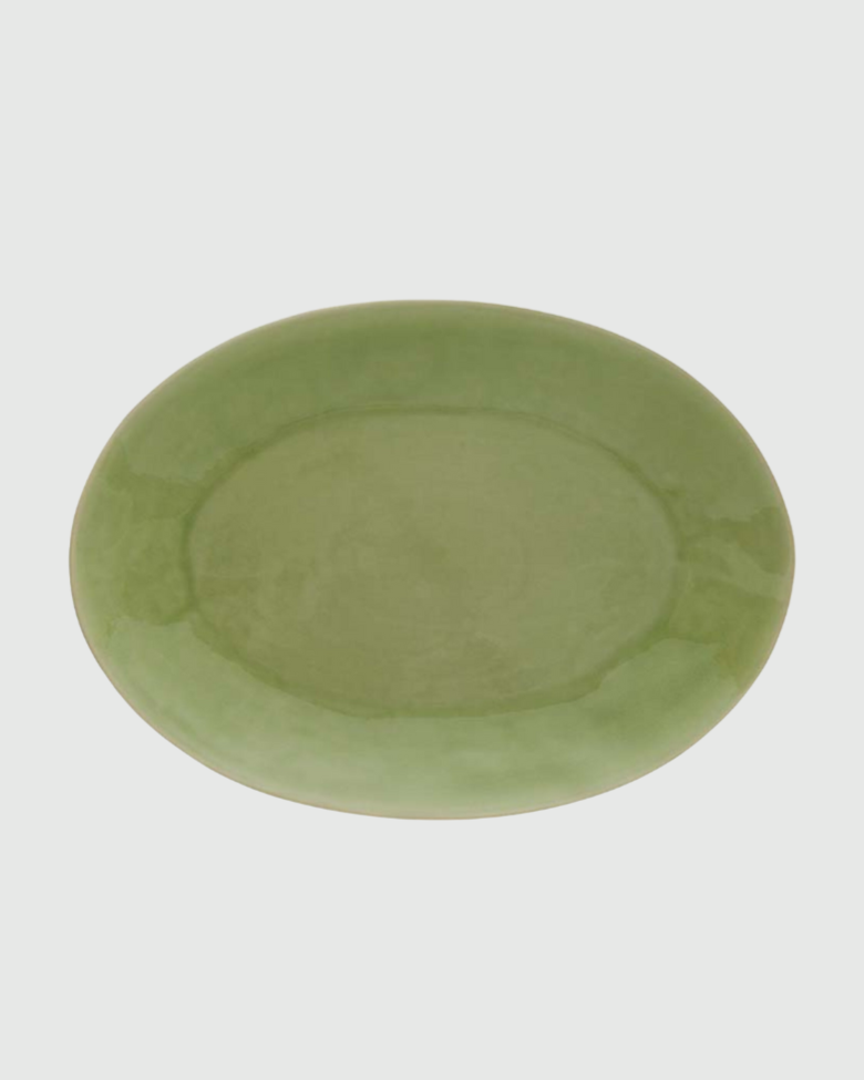 Oval Tray Riviera Green 