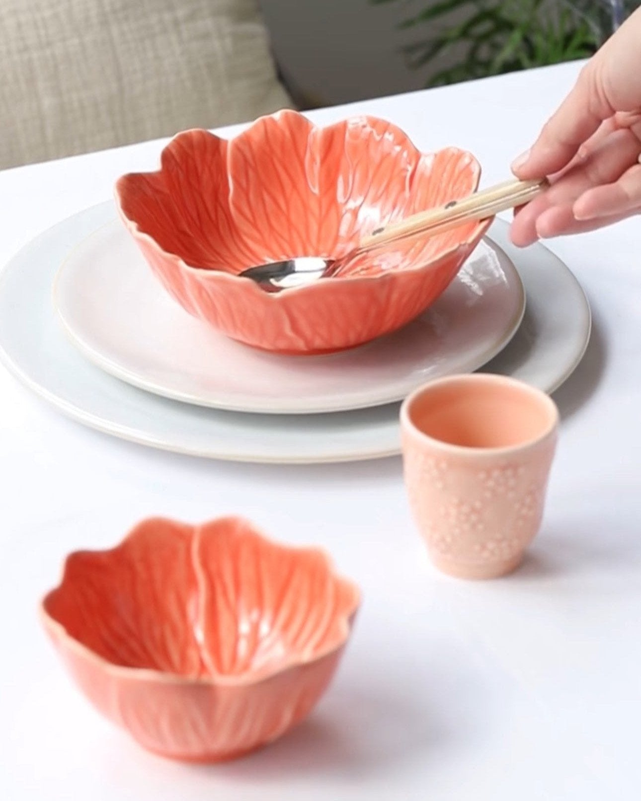 Flora Coral Bowl 