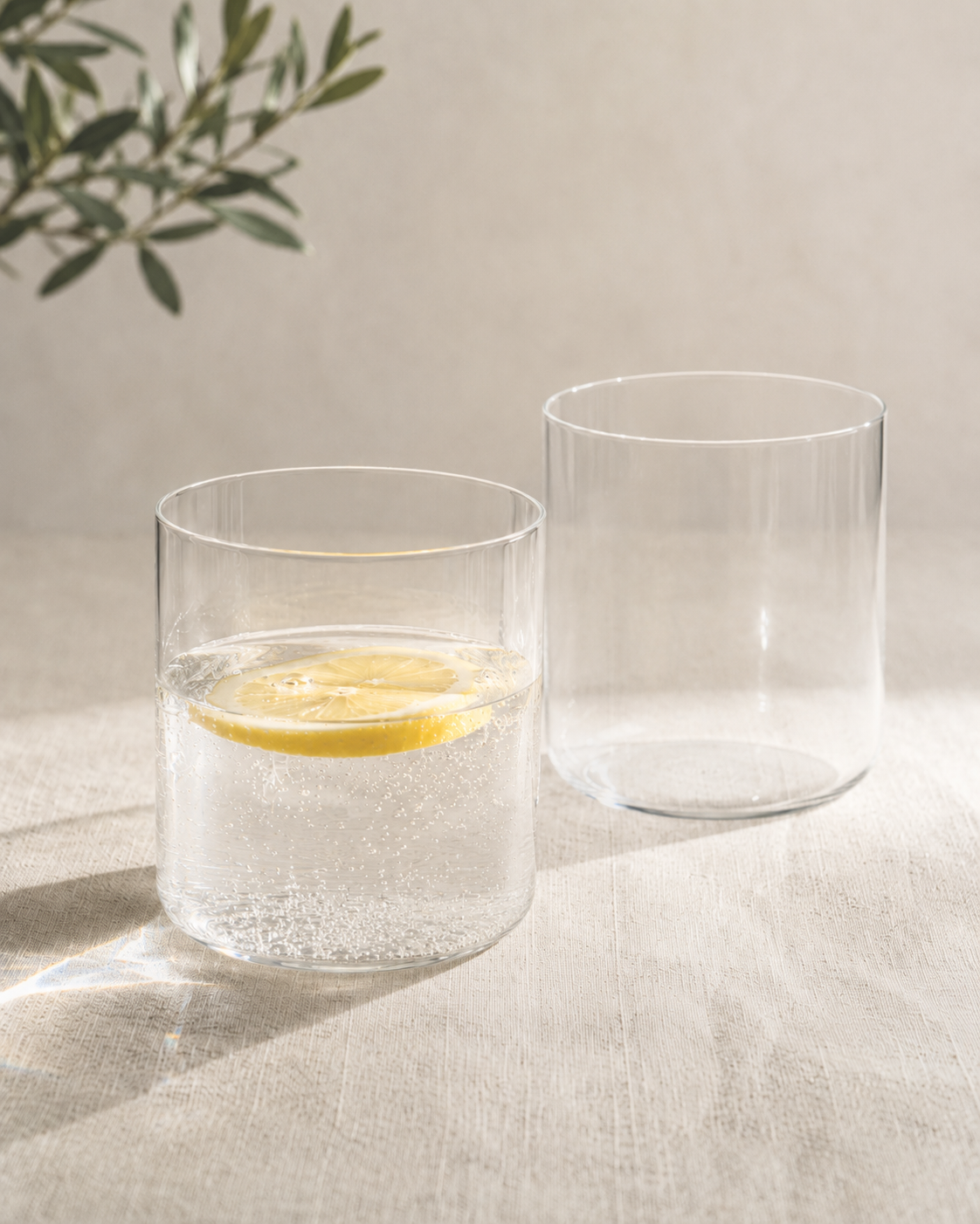 Set of 2 H2O Glasses