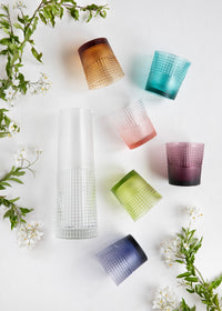 Set 6 verres Pikes Colours + Carafe Pikes Clear