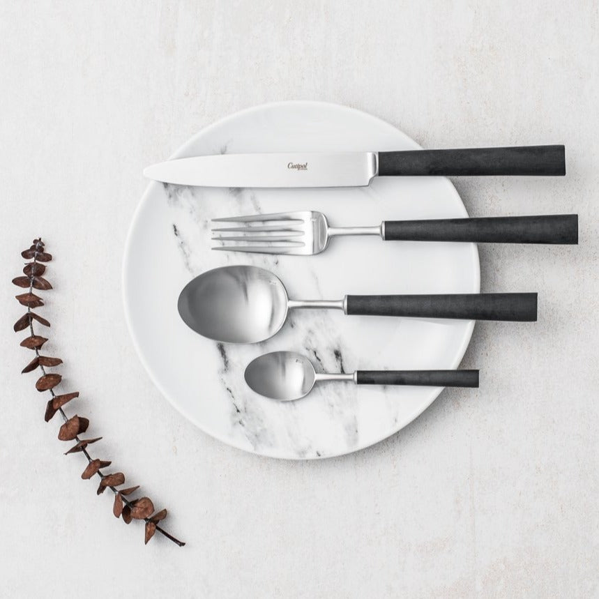Cutipol Ebony Cutlery Set - 4 piece -