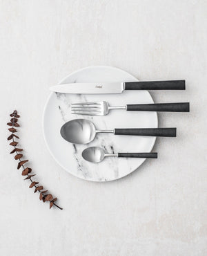 Cutipol Ebony Cutlery Set - 24 piece -