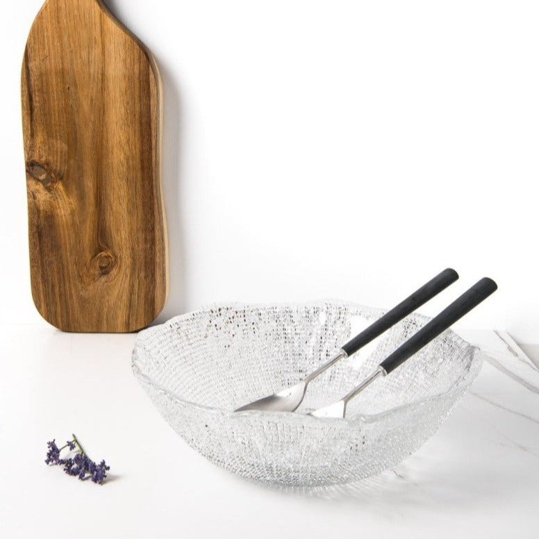 Salad Serving Set Cutipol Ebony - 2 piece -