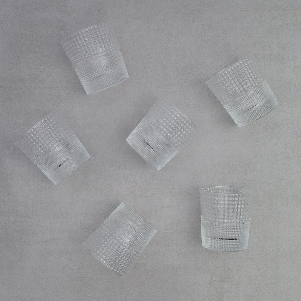 Set 6 vasos Pikes Clear