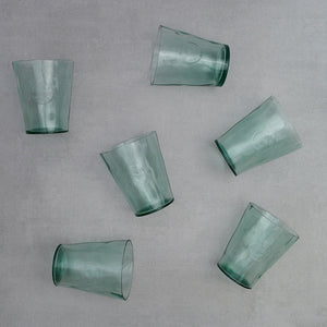 Vajillas Costa Nova Set 6 vasos Aqua Green