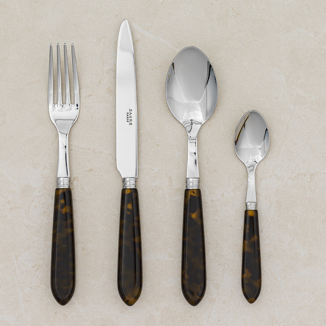 Tortoise Cutlery set - 4 piece -