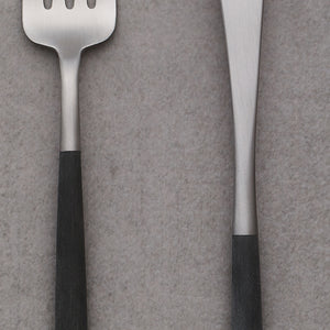 Cutipol Goa Black Cutlery Set - 24 Piece -