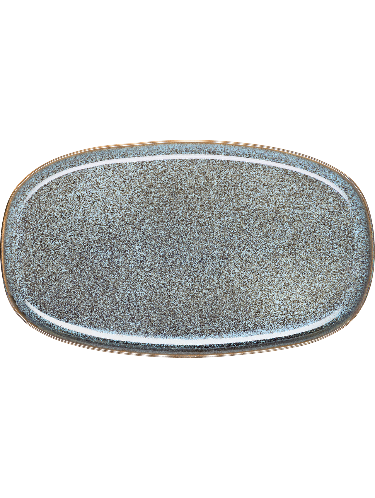 Oval tray Saisons Denim